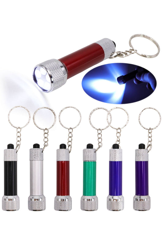 5-bulb High-luminous Led Flashlight - 12 Pcs: ASSORTED / ONE SIZE