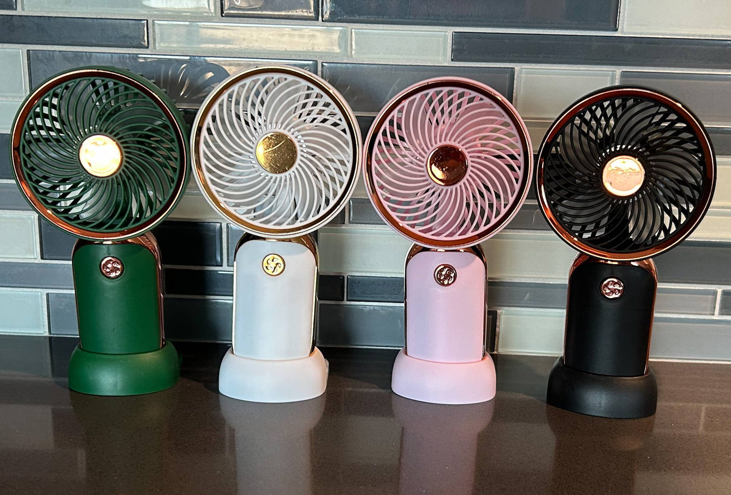 Rechargeable Handheld Fan: White