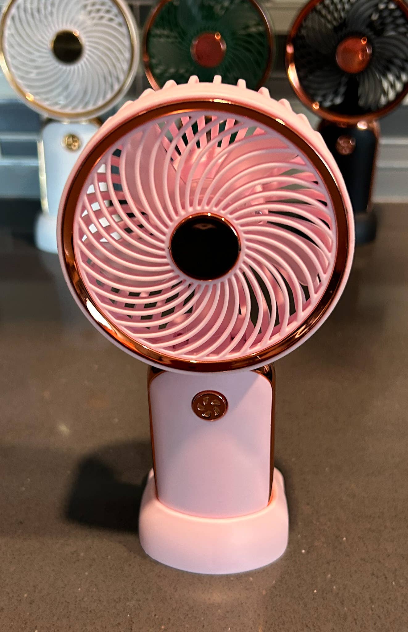 Rechargeable Handheld Fan: White
