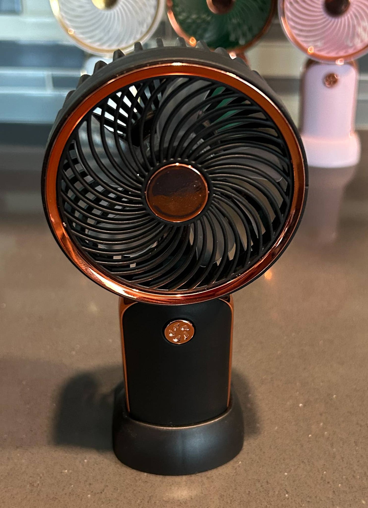 Rechargeable Handheld Fan: White