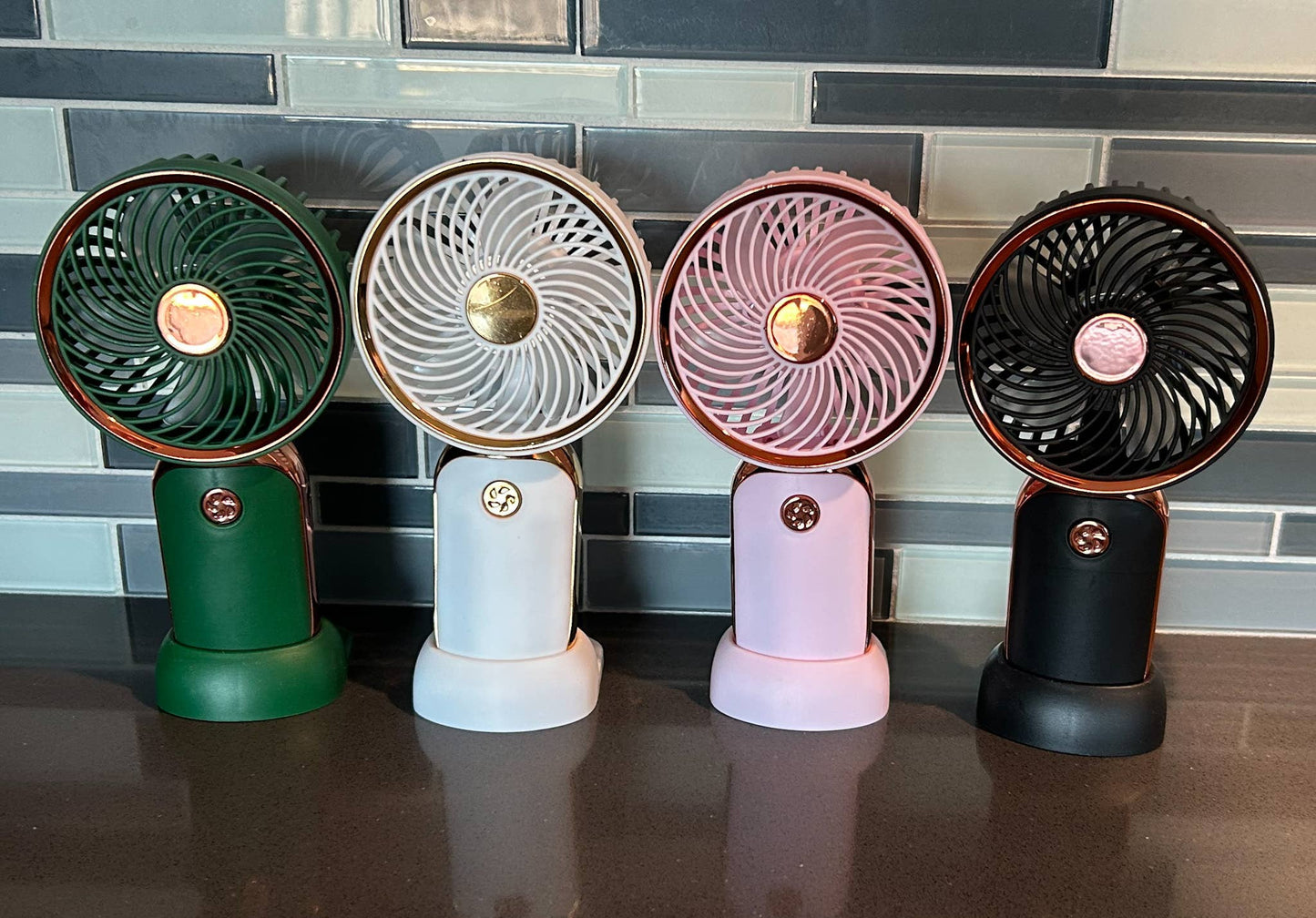 Rechargeable Handheld Fan: White