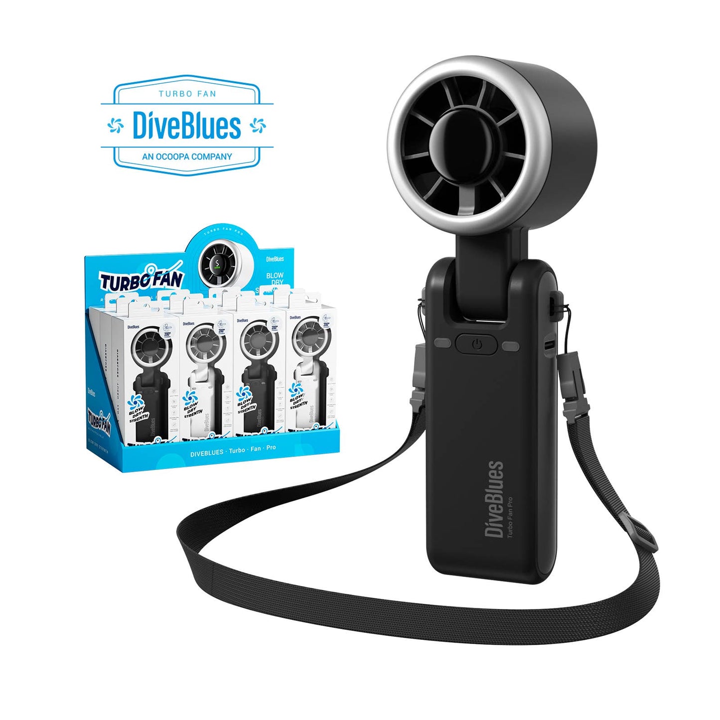 Turbo Handheld Fan – Blow Dryer Level Wind, Targeted Airflow