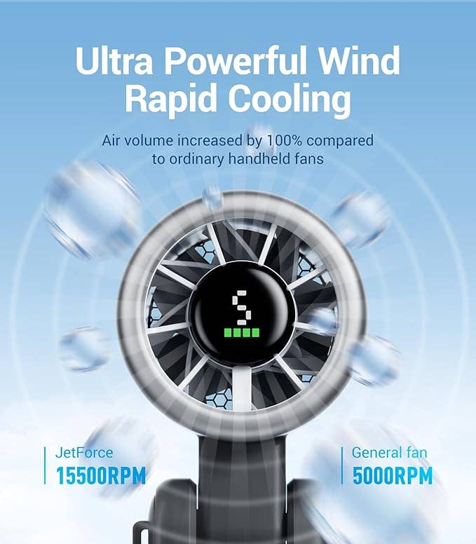 Turbo Fan Personal Portable - DiveBlues JetForce Turbo Fan : Blue