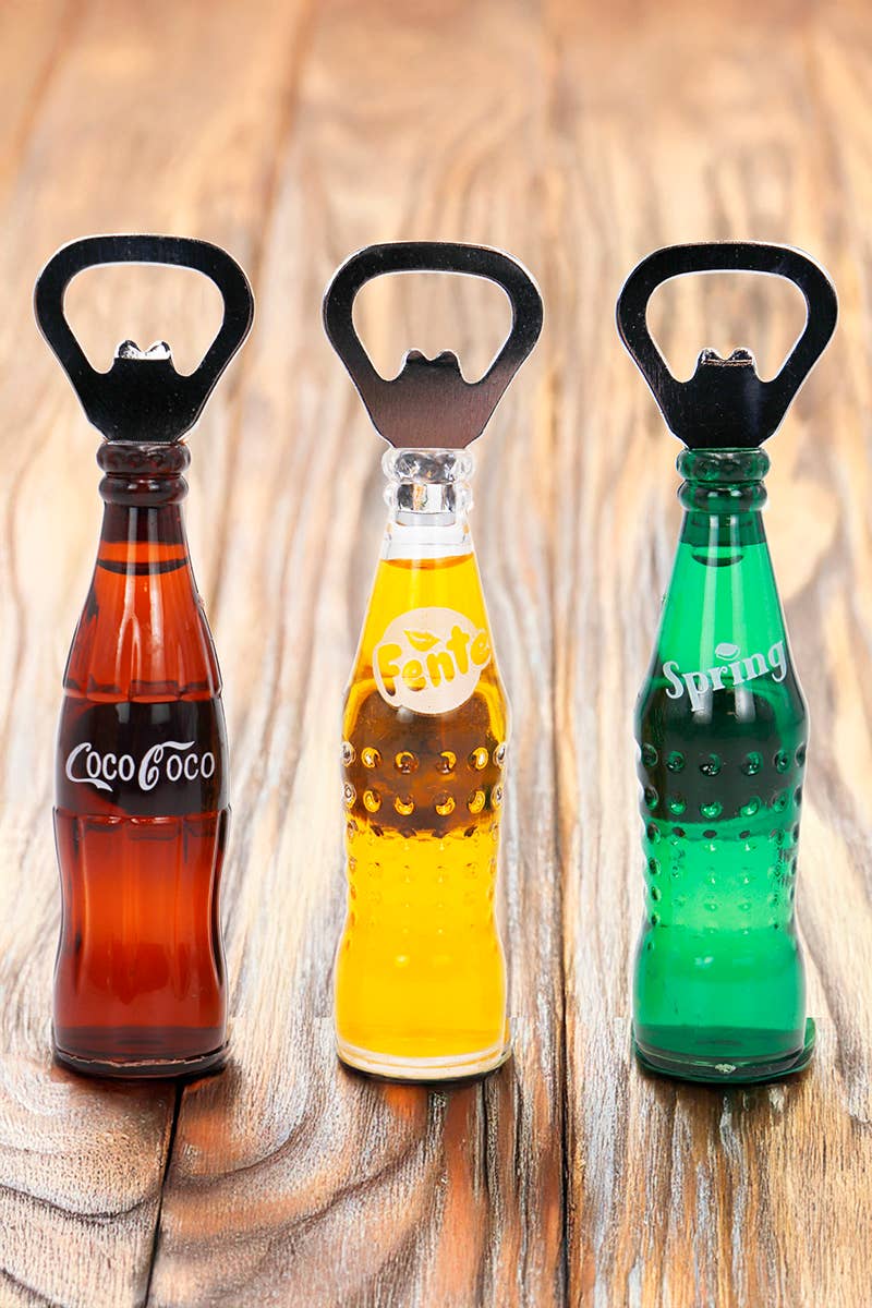 Mini Soda Magnetic Bottle Opener